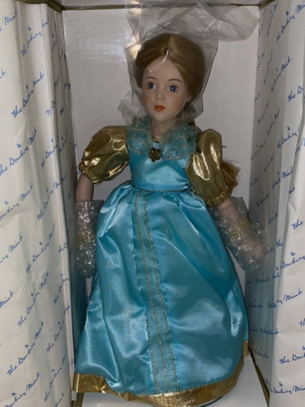 NEW The Fairy Godmother Porcelain Doll The Storybook Doll Collection Danbury 253